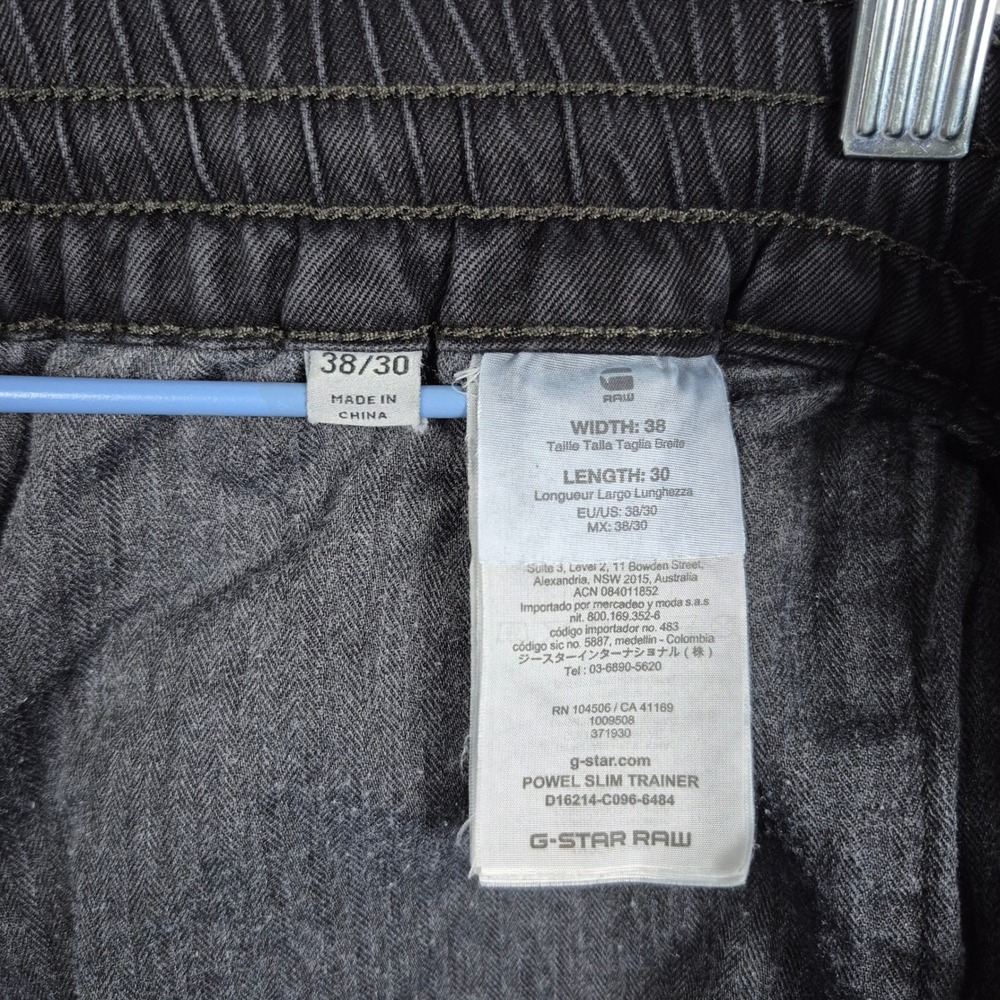G-Star Raw Powel Slim Trainer Black Cargo Jogger Pants 38x30‎ Gorp Utility - Picture 7 of 12